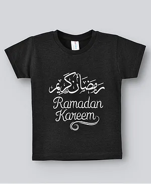 Babyqlo Short Sleeves Ramadan Kareem T-Shirt - Charcoal Grey