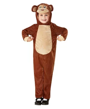 Smiffys Toddler Monkey Costume - Brown