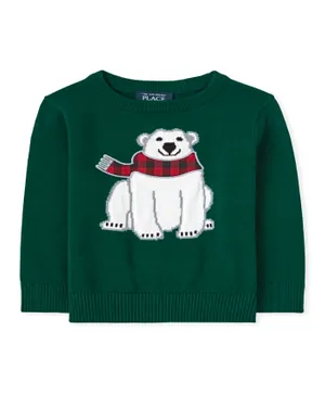 The Children's Place Koala Printed Sweater - Green
