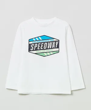 OVS Speedway T-Shirt - White