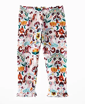 Jelliene All Over Unicorn Print Knit Sweat Pants - Multicolor