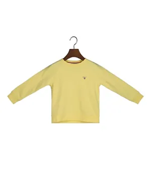 Gant Logo Original Sweatshirt - Lemon Yellow