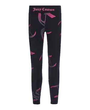 Juicy Couture Ombre Fitted Leggings - Black