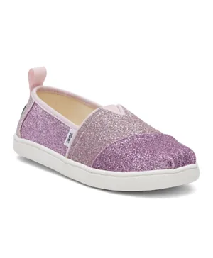 Toms Glimmer Alpargata Espadrilles Shoes - Purple