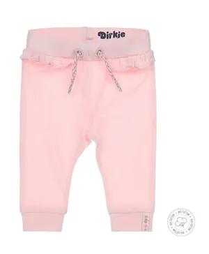 Dirkje Bio Cotton Baby Trousers - Light Pink
