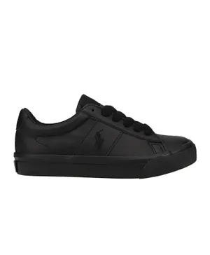 Polo Ralph Lauren Slater Faux-Leather Sneaker - Black