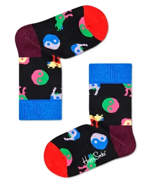 Happy Socks Kids Yin Yang Cow Socks - Multicolour