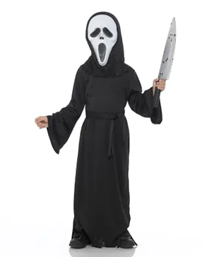 Party Magic Screaming Ghost Boy Costume - M-Multicolour