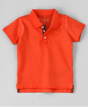 Guess Kids Short Sleeves T-Shirt - Orange