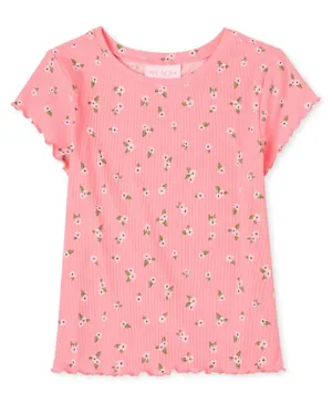 The Children's Place Half Sleeves Top - Cherry Blossom