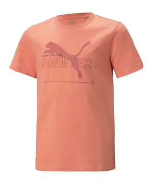PUMA There's Only One Forever T-Shirt - Peach