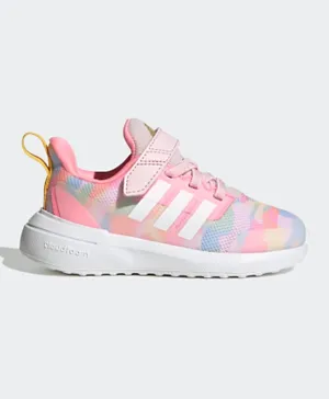 Adidas Fortarun 2.0 Elastic Lace with Top Strap Shoes - Pink