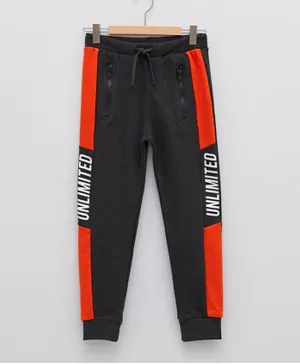 LC Waikiki Unlimited Printed Joggers - Anthracite
