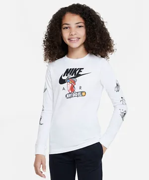 Nike Sportswear Long Sleeves Tee - White
