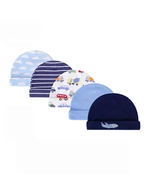 Hudson Childrenswear 5 Pack Transport Caps - Multicolor