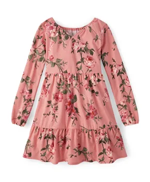 The Children's Place Floral Tiered Dress - Pink