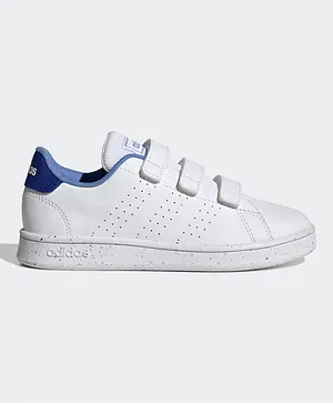 adidas Advantage Court Lifestyle Hook-and-Loop Shoes - White