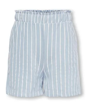 Only Kids Striped Shorts - Cashmere Blue