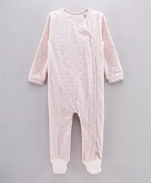 Guess Kids Hearts Sleepsuit - Pink