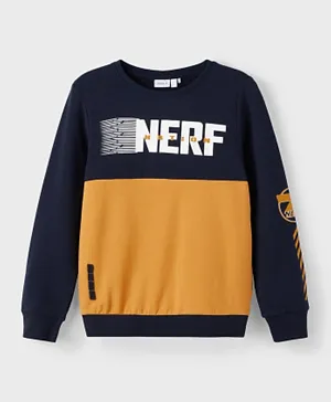 Name It Nerf Long Sleeves Sweatshirt - Dark Sapphire