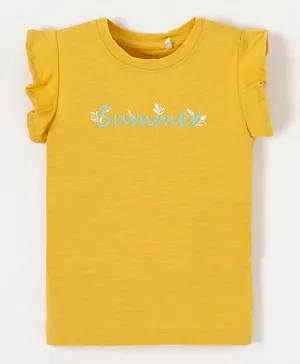 Name It Printed T-Shirt - Ochre