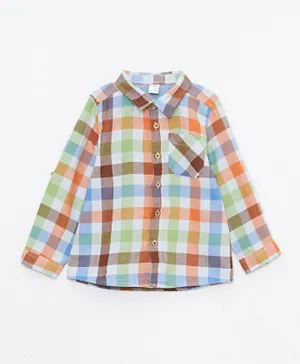 LC Waikiki Long Sleeve Checked Shirt - Multicolor
