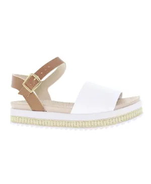 Molekinha Wedge Lifestyle Sandal With Espadrille - White