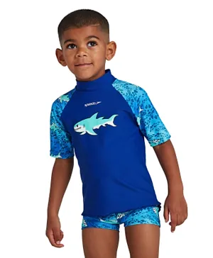 Speedo Sun Protection Top and Short - Blue