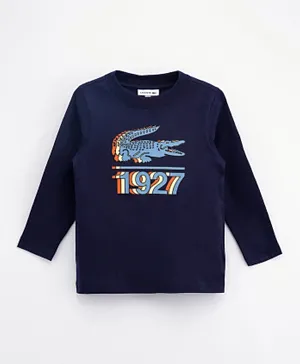 Lacoste Full Sleeves T-Shirt - Navy
