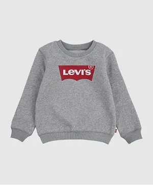 Levi's LVB Batwing Logo Hoodie - Grey