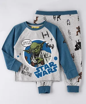 Disney Yoda Jedi Master Pyjamas - Grey Marl