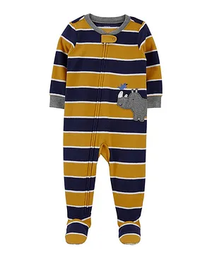 Carter's Rhino Sleepsuit - Blue