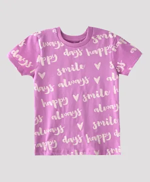 Pro Play Happy Days T-shirt - Purple