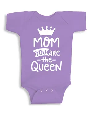 Twinkle Hands Mom You Are The Queen Bodysuit - Purple - Mother's Day Special