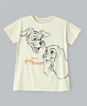 Disney Lady and the Tramp T-Shirt - Off White