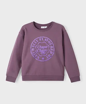 Name It Chupa Chups Sweatshirt - Vintage Violet