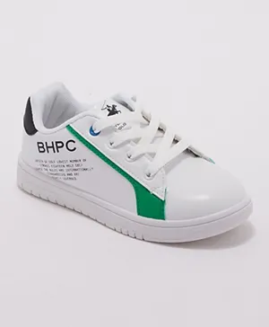 Beverly Hills Polo Club Lace Up Sport Shoes - White