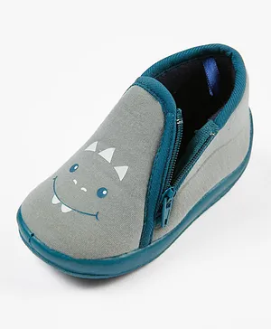 Zippy Dino PU Booties - Multicolor