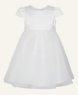 Monsoon Children Baby Tulle Skirt Bridesmaid Dress - White