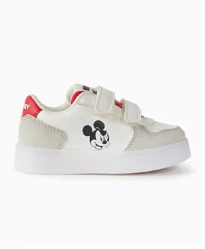 Zippy Baby Mickey Mouse Sneakers - White