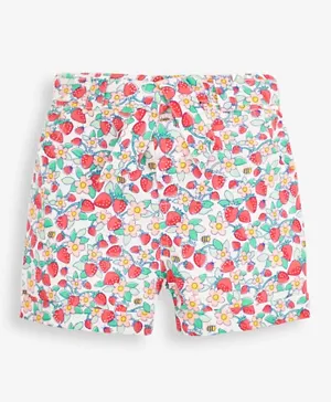 JoJo Maman Bebe Pretty Strawberry Shorts - Multicolor
