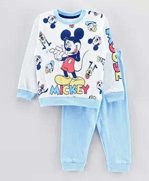 Disney Mickey Mouse Pajamas Set - Light Blue