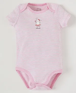 DeFacto Short Sleeve Bodysuit - Pink