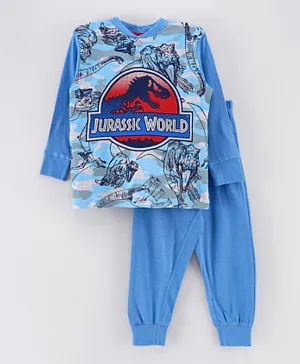 Universal Jurassic World Pajama Set - Blue