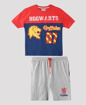 Harry Potter T-shirt With Shorts Set - Multicolor