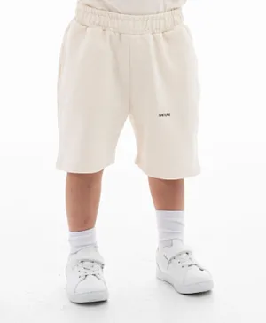 TWAN 4Seasons Kids Organic Oversized Shorts - Off White