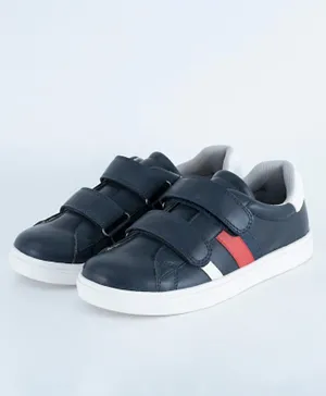 Just Kids Brands James Double Velcro Lifestyle Toddlers Casual Shoes - Navy