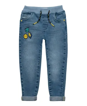 Minoti Emoji Denim Jeans - Blue