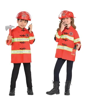 Party Centre Firefighter Career Costume Kit - Multicolor