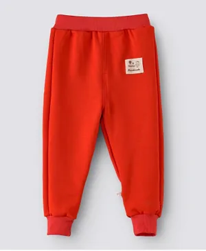 Babyqlo Full Length Jogger Pants - Red